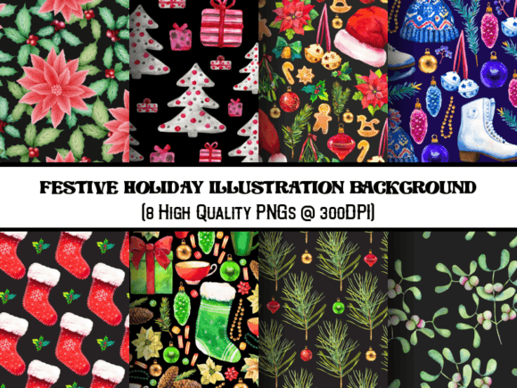 Download Festive Holiday Illustration Backgrounds - Holiday illustration Collection