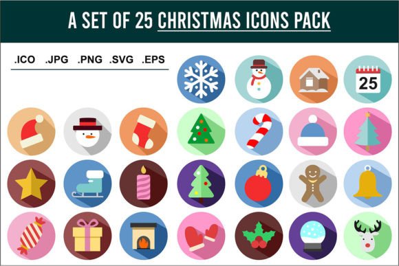 Download Special Christmas Icons Set - Set Collection