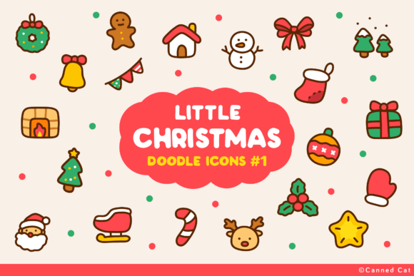 Download Little Christmas Icons Set - Set Collection