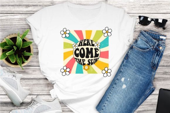 Download Here Come the Sun SVG Retro Summer - Here come the sun Collection
