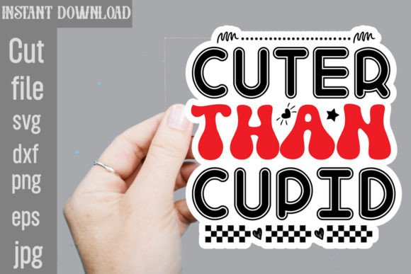 Download Cuter Than Cupid SVG Sticker Designs - Cuter than cupid svg sticker designs Collection